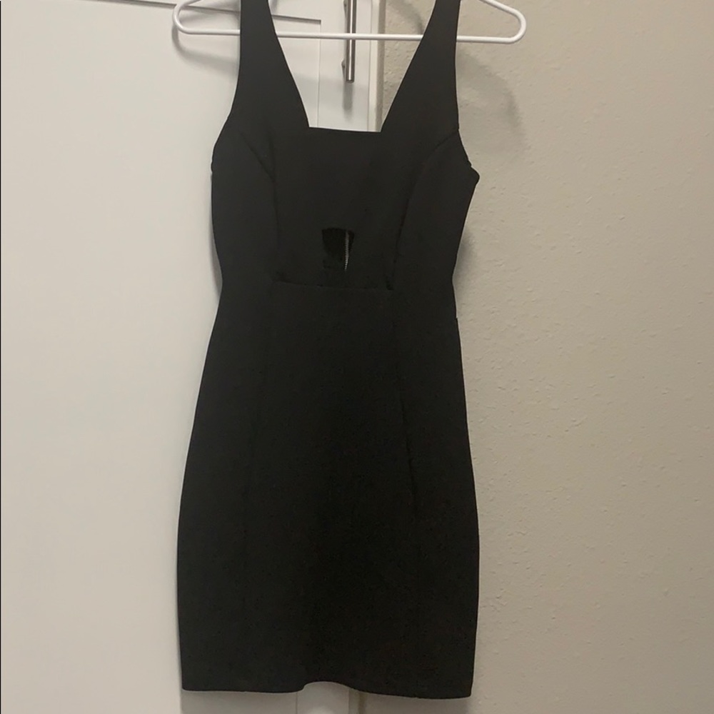 Topshop Black mini dress size 4
